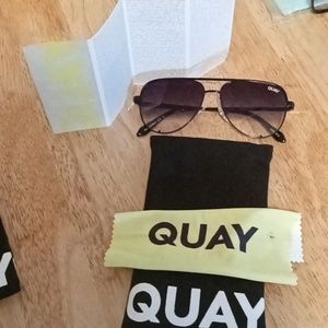 Quay brand new black women's sunglasses